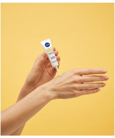 Nivea Q10 Anti-Wrinkle Eye Cream - 15ml | Dark Circle Reduction & Moisturizer for Sensitive Skin - Buy Online on GoSupps.com