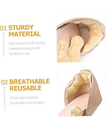 NOLITOY 12 Pairs High Heels Heel Stickers & Pads - Self-Adhesive Heel Liners & Forefoot Protectors for Women - Ultimate Comfort & Protection for High Heel Shoes - Buy Online on GoSupps.com