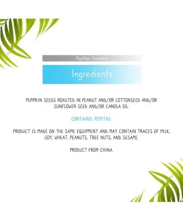 Pumpkin Seeds Pepitas Roasted Unsalted - 32 oz Reusable Container | Healthy Snack for Vegan Keto Diet | Hand-Picked, Kosher Certified, 100% Natural | Great for Baking - Buy Online on GoSupps.com