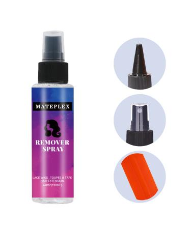 Tape in Extension Remover Spray Hair Glue Remover Fast Acting  Wig Glue Remover  Lace Glue Remover  Hair Solvent for Lace Wig  Closure Hairpiece&Toupee Systems (118ml)