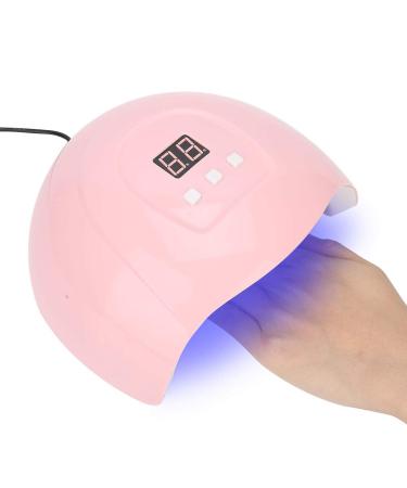 54W LED UV Gel Nail Lamp Intelligent USB Nail Polish Dryer Manicure Tool(Pink)