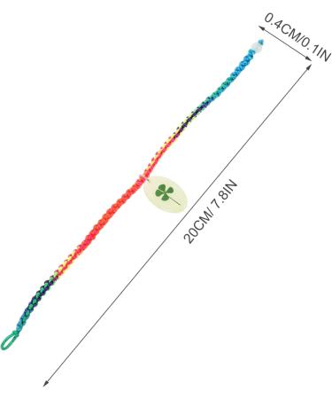 VALICLUD Green Bracelet 4pcs Bracelet Miss Resin Four Leaf Friendship Wrist Chain - Buy Online on GoSupps.com