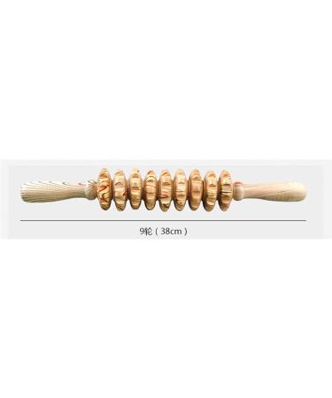 Vokowin Wood Therapy Massage Tools | Back Roller & Body Roller for Anti-Cellulite Relaxation - Buy Online on GoSupps.com