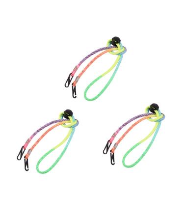 Minkissy 3 Stk Anti-Verlorenes Rope Windproof rope For Hut Earsch tzer Lanyard Hutband Hutb nder Schnappsl ser Caps Rope Guns For Mask Mask Sadas