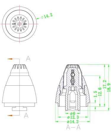 osiuujkw Hair Removal Head for Women Compact and Easy to Carry Hair Remover Replacement Hair Removal Trimmer Hair Removal Tool - Buy Online on GoSupps.com