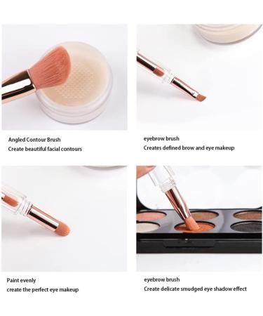 Buy 4-in-1 Portable Makeup Brush Set - Professional Soft Foundation Brushes for Flawless Beauty | International Shipping - Buy Online on GoSupps.com
