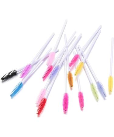 50Pcs New Crystal Rhinestone Handle Makeup Disposable Eyebrow Applicator Eyelash Brush Mascara Spiral Wands Lash Curling Comb(pink) - Buy Online on GoSupps.com