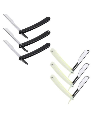 Beaupretty 6st Slico Chee Bartgel Hairbraider Razor Razor Razor For Men Razen Blade Handwat Razor Handerer Bart Razor Men Razor Handbook eyebrows Trimmer Sorted Color Color