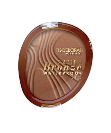 Deborah Milano Compact Facial Earth - 24H Waterproof Bronzer LSF 15 Dark Beige 04 Long-lasting Natural Glow - 12g - Buy Online on GoSupps.com