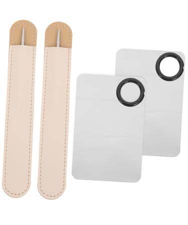 2ensembles Spatule De Maquillage Et Plateau De M lange De Lot De Outils Pour Cosm tiques Et Nail Art Avec tui De Rangement