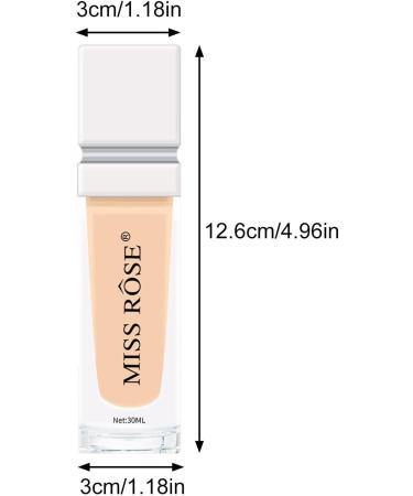 Matte Hydrating Liquid Foundation Long-Lasting Oil-Control Makeup Foundation Concealer Primer Cream Beauty Makeup Cosmetic for Women and Girls Uwariloy - Buy Online on GoSupps.com