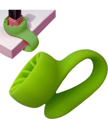 Nail Polish Holder Wearable Anti-Spill Organizer - Strong Grip Airlock Suction Silicone Nail Polish Organizer Manicure And Pedicure Accessories Light Green - Buy Online on GoSupps.com