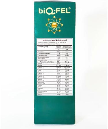 biQ-FEL Daily Multivitamin for Men and Women Liquid Natural Extracts Energy Focus 500ml - Buy Online on GoSupps.com