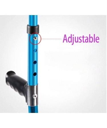 CANE Crutch Crutch Adjustable Aluminum Laptop HairpiCane for Young and Elderly walking sticks Run forward - Buy Online on GoSupps.com