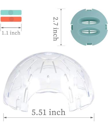 WishLotus Hamster Ball 14cm Running Hamster Wheel Small Pet Plastic Cute Exercise Ball Golden Silk Shih Tzu Bear Jogging Wheel Toy Relieves Boredom and Increases Activity (Blue) - Buy Online on GoSupps.com