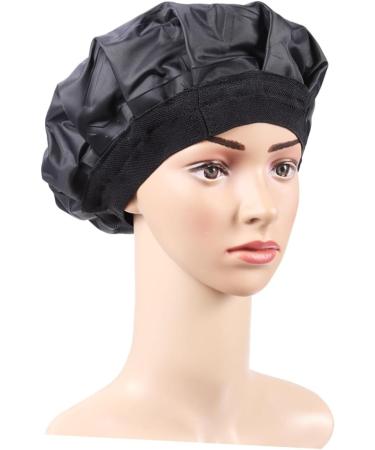 NOLITOY 2pcs Heating Hair Caps Conditioning Heat Cap Heated Cap Gel Cap Heating Cap Baked Oil Cap Keep Warm mediumx2pcs Blackx2pcs - Buy Online on GoSupps.com