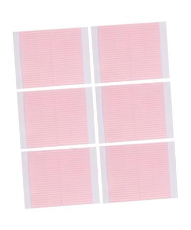 MAGICLULU 6 Sheets Double Eyelid Beauty Stickers Eye Shaping Makeup Supplies Girl Double Eyelid Sticker Invisible Tape Medical Adhesive Film Beautiful Eyes Woman Fiber Strip Pink 2.8x0.2cm Pink