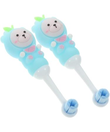 Healeved 8 STK Children's Toothbrush - Soft Bristles Travel-Friendly Bulk Pack for Toddlers & Newborns | Fun Bear Design - Buy Online on GoSupps.com