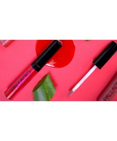 Palladio Lip Gloss - Non-Adhesive Pink Pearl Formula with Vitamin E & Aloe for Intense Color Moisture & Wrinkle Minimization - Shop Internationally - Buy Online on GoSupps.com