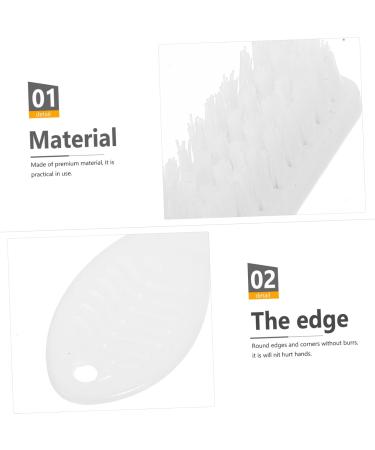 Fomiyes 10 Pack Prison Toothbrush - Wear-Resistant Portable Manual Cleaning Brush for Travel | White Plastic Accessories - Buy Online on GoSupps.com