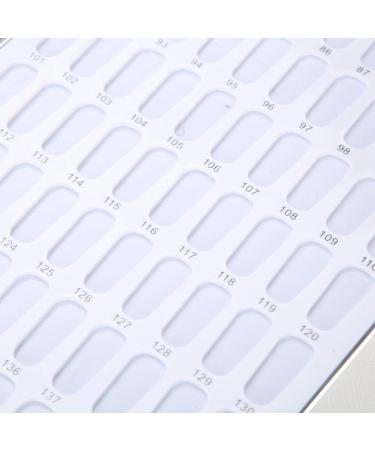 Blue Nail Art Book & Color Card Holder Perfect Nail Polish Display for Nail Salons & Enthusiasts - Buy Online on GoSupps.com