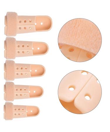 YANWANDEFA 5 Pcs Plastic Finger Support Protector Set - Adjustable Finger Immobilizer for Mallet and Trigger Finger Splint - Buy Online on GoSupps.com
