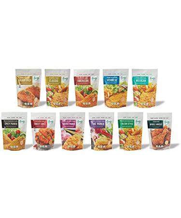 Pereg Italian Style Panko Bread Crumbs - 9 Oz | Italian Seasoning, Natural Ingredients | Perfect Coating for Schnitzel, Seafood, Poultry, Meat | Kosher - Buy Online on GoSupps.com