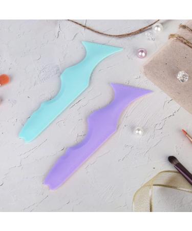 BESPORTBLE Silicone Beauty Ruler Eye Shadow Makeup Organizer Bag Eyeshadow Eyebrow Trimming Travel Violet - Buy Online on GoSupps.com