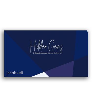 Hidden Gems Eyeshadow Palette - 18 Super Pigmented Shades in Matte, Shimmer, and Duochrome Finishes - Professional Quality, Buttery Soft, Long Lasting - Buy Online on GoSupps.com