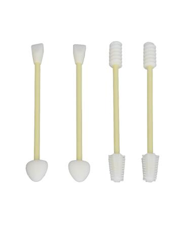 Buy Reusable Silicone Cotton Swabs - Eco-Friendly Double Tipped Makeup Buds for Beauty & Baby Care (4pcs) - International Shipping Available - Buy Online on GoSupps.com
