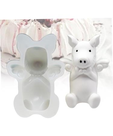 OUNONA Candle Molds Clay Molds Animal Silicone Candy Candle Decor Cake Pops Mold Non-Stick Mold Silicone Ice Cube Molds Ice Block Mold Chocolate Molds DIY Dessert Mold Piggy Biscuit 3D - Buy Online on GoSupps.com