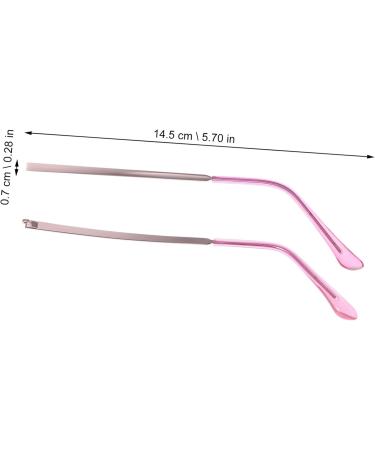 Lurrose Glasses - 2 Pairs of Replacement Sunglasses Accessories & Metal Legs | Shop Internationally - Buy Online on GoSupps.com