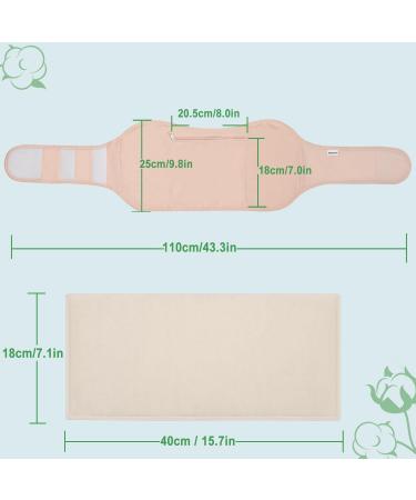 DEROWN Castor Oil Packs for Liver Detox, Less Mess Made of Organic Cotton Flannel & Waterproof PUL, Reusable Massage Castor Oil Pack Kit with Anti Oil Leak Design (Oil Not Included) - Buy Online on GoSupps.com