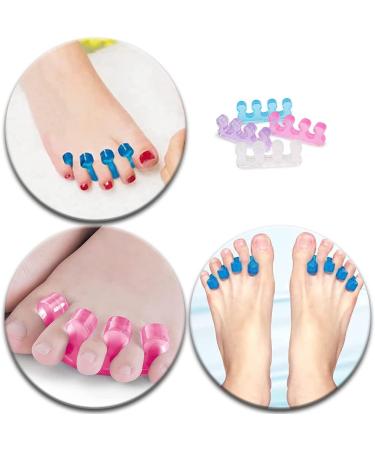 YUANHONGJIAN 4 Pairs Gel Toe Separator for Pedicure & Manicure - Toe Stretcher & Spacer for Men and Women - Buy Online on GoSupps.com