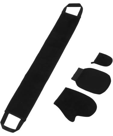 4 pi ces Kit applicateur de Gant autobronzant Double Face floqu Gant exfoliant applicateur de Lotion pour Le Dos - Buy Online on GoSupps.com