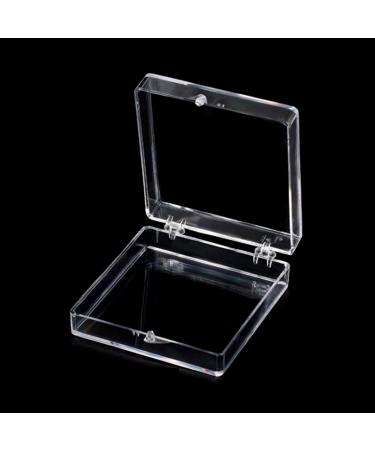 xbiez Wear False Nail Gift Box Transparent Clamshell Tool Clear Box Nail Art Storage Boxes Packaging Box Polystyrene Material Press On Nail Packing Box