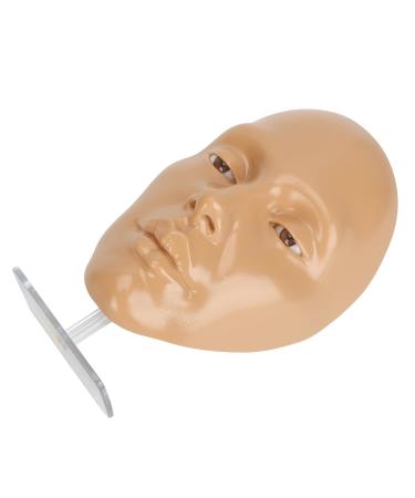 Silicone Makeup Practice Face Set - Easy Clean Yellow Wheat for Beginners & Eyelash Artists | International Shipping - Buy Online on GoSupps.com