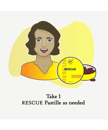 Rescue Remedy Orange & Elderflower Pastilles 50g - Alcohol-Free for Emotional Wellbeing | Travel Friendly - Buy Online on GoSupps.com