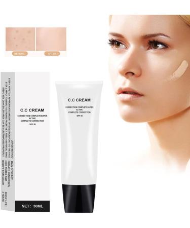 Skin Tone Adjusting CC Cream SPF 43 Cosmetics CC Cream Color Correcting Cream Multi Purpose Facial Concealer Face Moisturizing Cream (Ivory) - Buy Online on GoSupps.com