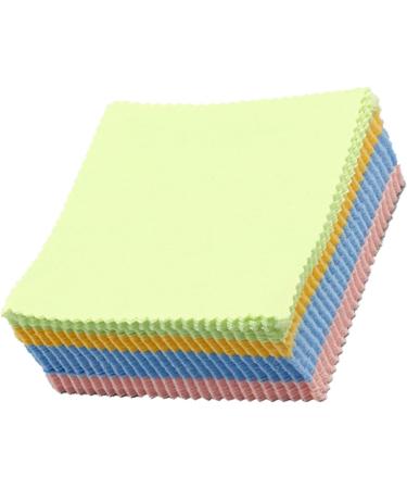 400 Pcs Eyeglass Cleaning Wipes - Soft Knitted Glasses Cloths for Lenses - Assorted Colors - Ideal for Eyeglasses & Screens - Buy Online on GoSupps.com