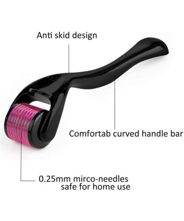 540-Titanium Derma Roller Micro Needles Min-Oxidil Women Hair Growth Derma Stamp Beard and Face Roller Micro Needling Pen for Anti Scarring -Aiging Skin Care and Acne Treatment (Derma-Roll-1.5mm) - Buy Online on GoSupps.com