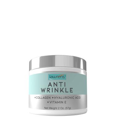 ANTI-WRINKLE with Collagen Hyaluronic Acid and Vitamin E by Lawrens Cosmetics - 2oz