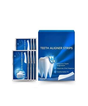 Professional Teeth Whitening Strips 7 Treatments - Enamel-Safe Whitening with Glycerin & Sorbitol for Sensitive Teeth Remove Stains for Brighter Smile