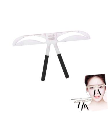 Beavorty Reusable Eyebrow Eyes Eyebrow Makeup Tools Eye Brow Shaping Kit Brow Stencils Eyebrow Ruler Stencil Eyebrow Drawing Tool Suite Set Mold Balance Ruler Modeling Eyebrow Drawing Tools