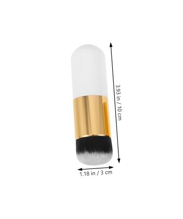 POPETPOP Fluffy Foundation Makeup Brush - White Blush Brush for Flawless Application | International Shipping Available - Buy Online on GoSupps.com