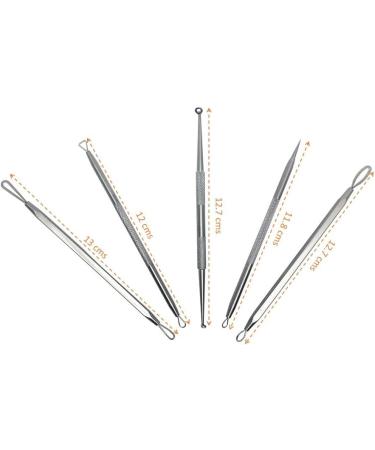 Porygon Beauty Blackhead Remover Kit - Stainless Steel Acne Extractor Tool Set for Face Blemish Extraction - Buy Online on GoSupps.com