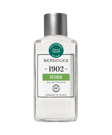 1902 Vetiver Eau de Cologne | Aromatic Fern Long Lasting Scent Made in France | Spray Fragrance for Men and Women with Verbena Rosemary & Vetiver| Luxury Unisex Perfume with Premium Quality 8.3 Fl Oz (Pack of 1)