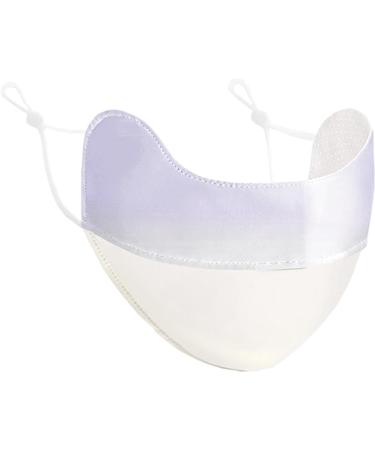 Face Masque for Sun Protection | Breathable UV Protection Ice Silk Sun Masque 3D Sunscreen Masque for Fishing Hiking Cycling Reusable Face for Women Eye Protection Gradient milk purple - Buy Online on GoSupps.com