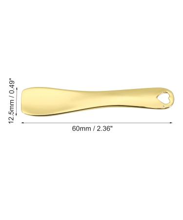 Buy VOCOSTE 3 Pcs Makeup Spatula Mini Spoon Set - Gold Tone Eye Cream Massage Sticks for Facial Cream - Zinc Alloy Heart Shape Beauty Tools - Buy Online on GoSupps.com
