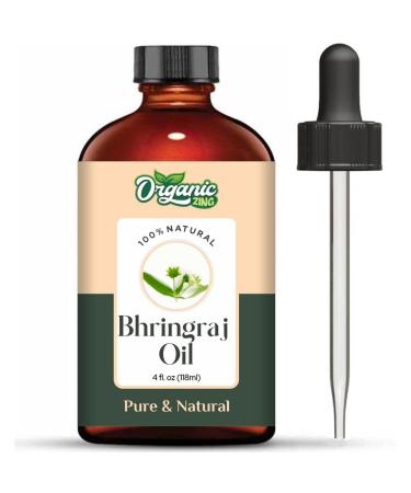 Bhringraj (Eclipta alba) Oil | Pure & Natural Carrier Oil for Skincare Hair Care & Massage - 118ml/3.99fl oz